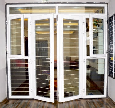 balcony windows with grill